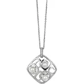 Orphelia Dames 925 Sterling Zilver Ketting met Hanger - Zilver ZH-4846