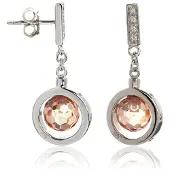 Orphelia Dames 925 Sterling Zilveren Dangle Oorbellen - Zilver ZO-5904