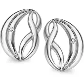 Orphelia Dames 925 Sterling Zilveren Stud Oorbellen - Zilver ZO-5006