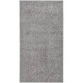 vidaXL Boxspring met matras stof donkergrijs 140x190 cm