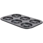 De Buyer Plaque pour 6 mini 8 cm savarins - - Gris - Acier