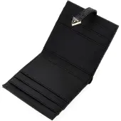 GUESS Kaarthouder Eco Erica Tab Card Case Coal Logo Donkergrijs