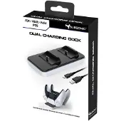 Subsonic oplaadbasis voor 2 PS5 controllers Wit en Zwart