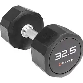 Olive Pro-style 32.5kg Dumbbell Zwart 32.5 kg