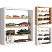 VCM OsadoS wandkast wandmontage 4 planken wit.