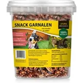 Utopia gedroogde snack garnalen voor hond en kat