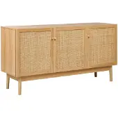 Beliani NIVO - Sideboard-Lichte houtkleur-Vezelplaat