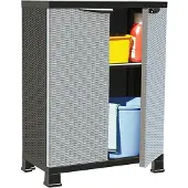 vidaXL Tuinhek met speerpunt staal 671x100 cm zwart