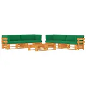 vidaXL Luifel verticaal 100x1000 cm oxford stof lichtgroen