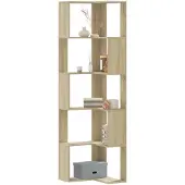 vidaXL Boekenkast 5-laags hoek 50x50x179 cm bewerkt hout sonoma eiken