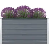vidaXL Hoge kast 40x42,5x185 cm bewerkt hout betongrijs