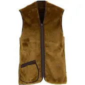 Barbour Bodywarmer Men Warm Pile Waistcoat / Zip in Liner Brown-Maat 44