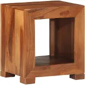 vidaXL Bijzettafel 37x29x40 cm massief acaciahout