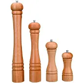Jamon Houten pepermolen, licht hout, 15 cm