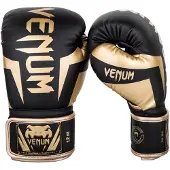 Venum Bokshandschoenen ELITE- Zwart/Goud - 16 oz