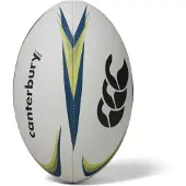 Canterbury Mentre Rugby Ball Wit / Lime / Blauw 5