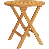 vidaXL Bistrotafel Ø46x47 cm massief acaciahout