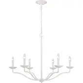 FEISS LED Kroonluchter | 6X E14 Max 40W | Dimbaar | Textured Plaster White
