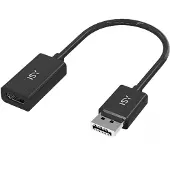 ISY Idp 2000 Displayport-naar-hdmi-adapter Displayport Hdmi-adapter Zwart