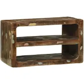 vidaXL TV Kast Multikleur 60 x 32 x 36 cm Massief gerecycled hout