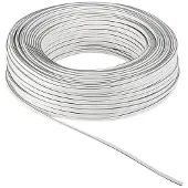 Goobay Luidspreker kabel (CU koper) - 2x 2,50mm² / wit - 50 meter