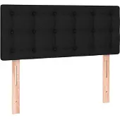 vidaXL Hoofdbord 80x5x78/88 cm stof zwart