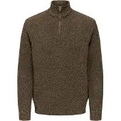 Only & Sons Trui 'ONSJoin' bruin gemêleerd