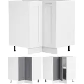 VCM Hoekkast | Afmetingen ca. H. 82 x B. 76 x D. 76 cm | Keukenkast | Keukenkast | Landkaststijl | Keukenmeubilair – Colura