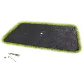 Exit Groundlevel Trampoline Afdekhoes 214x305cm - Trampoline Beschermhoes - Weerbestendig - Rechthoekig - Afdekzeil
