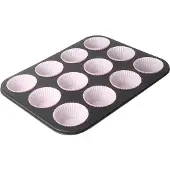 Ibili Muffin + 12 Capsules Mold Transparant