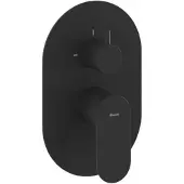 Ravak Eleganta - Inbouw badkraan, voor 2 functies, mat zwart X070301