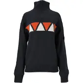 SOS Trui 'Aboda' donkerblauw / rood / offwhite
