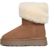Gooce Snowboots 'BEVERLY' kastanjebruin