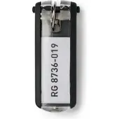 Durable Sleutelhangers KEY CLIP Zwart 25 x 65 mm 6 Stuks