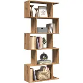 vidaXL Kamerscherm / boekenkast 5-laags 70x24x161 cm hout artisanaal