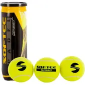 Softee Tube met 3 padelballen Speed