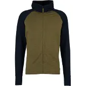 Stoic - MerinoFleece260 FlenSt. Zip Hoody - Merinohoodie M, olijfgroen