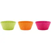 Lékué Bakvorm - Muffins - ø 7 cm - Set van 6 - Siliconen - Mixed