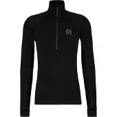 Stoic - MerinoMesh150 SadjemSt. L/S Half Zip - Merino-ondergoed 3XL, zwart
