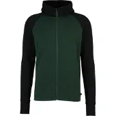 Stoic - MerinoFleece260 FlenSt. Zip Hoody - Merinohoodie M, groen/zwart