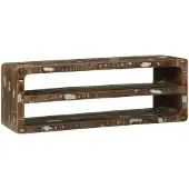 vidaXL TV Kast Multikleur 100 x 32 x 36 cm Massief gerecycled hout