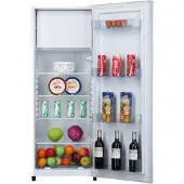 Fagor FAF5212 Koelkast Vrijstaand 218L met Vriesvak 4 - Stille Koelkast 41 dB - Compacte Koelkast met LED Verlichting - Wit - Omkeerbare Deur - Label E - Hoogte 141 cm