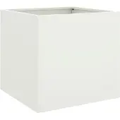 vidaXL Plantenbak 49x47x46 cm staal wit