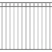 vidaXL Heckelement ASSEN 170 x 150 cm Staal Grijs