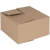 vidaXL Vouwdoos met opslag 50 st Naturel 15 x 15 x 8 cm Karton