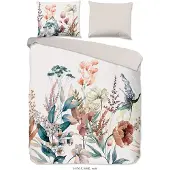 Good Morning Dekbedovertrek Aime Multi Flanel-240 x 200 / 220 cm | Lits-Jumeaux