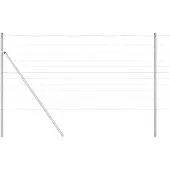 vidaXL Grond Fix Gelast Draadhek 25 x 1,2 m Gegalvaniseerd staal Mesh