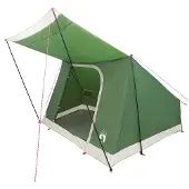 vidaXL Camping Tent 2-persoons Waterdicht Groen taft