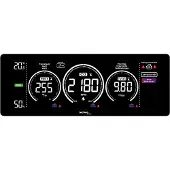 Techno Line CO2-meter - WL 1035 - 233x100x47mm - zwart - luchtkwaliteitsmeter - TL-WL1035