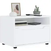 vidaXL Tv-meubel VISNES 60x40x38 cm bewerkt hout wit